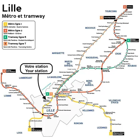 Apartamento Centre - Superb Equipped Studio! Lille